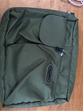 Baggallini Olive Green Compact Crossbody Bag